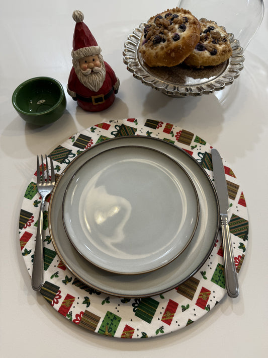 Christmas Placemat Cover Ruby Ribbon